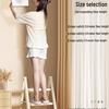 Telescopic Folding A-Frame Ladder: Thickened Indoor Multi-Functional 4-Step Stool