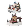 Creative Houses Building Collection Snow House Winter Gifts Craft Battery Operated for home and indoor Party Children Kids