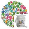 Stickers 50 Small Size Water Cup Lunch Box Stationery Decoration Student Reward Small Gift Dinosaur Stickers