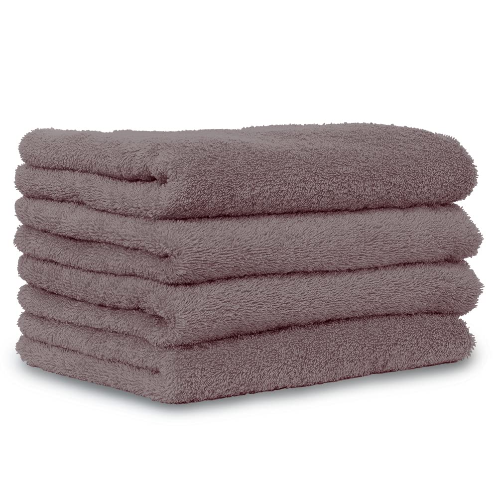 

Iris Plaza Face Towels Charcoal Gray (4-Pack)