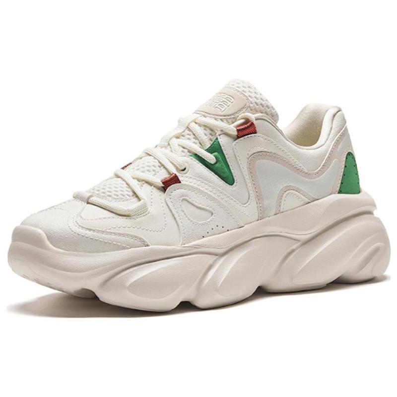Anta Wear-Resistant Low-Top Casual Shoes Women's White Sneakers 122348886-2
