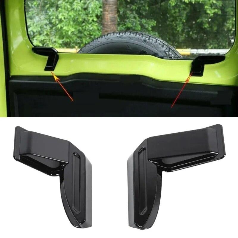 2 st Skyddskåpa för värmetråd bakruta Svart ABS För Suzuki Jimny Sierra JB64 JB74 2018- Defrosterkåpa