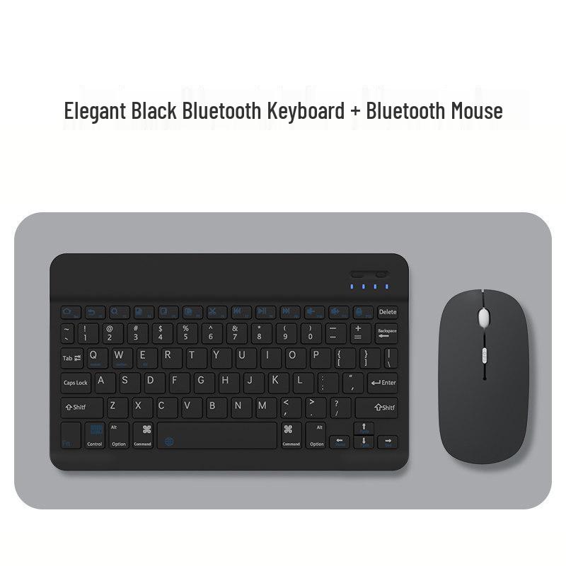 Universelle drahtlose Bluetooth-Tastatur und -Maus für Tablets, Telefone und iPads