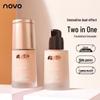 NOVO Dual-Use Hydrating Concealer Foundation: Nourishes, Unifies Skin Tone, Long-Lasting, Ideal for Students and Parties.