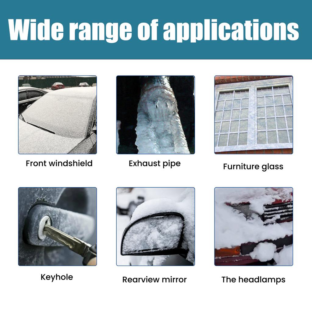 Rayhong Deicing Agent for Automotive Window Special Glass Deicing and Deicing Agent Convenient and Easy To Use Anti Icing and Anti Frosting
