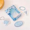 INS Acrylic Photocard Frame Cartoon Card Display Stand Photo Holder Photo Protection Card Sleeve Desktop Decor School Stationery