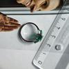 Серебряное кольцо с изумрудом nano 1.708ct, вес изделия 1,88 гр (2205364)