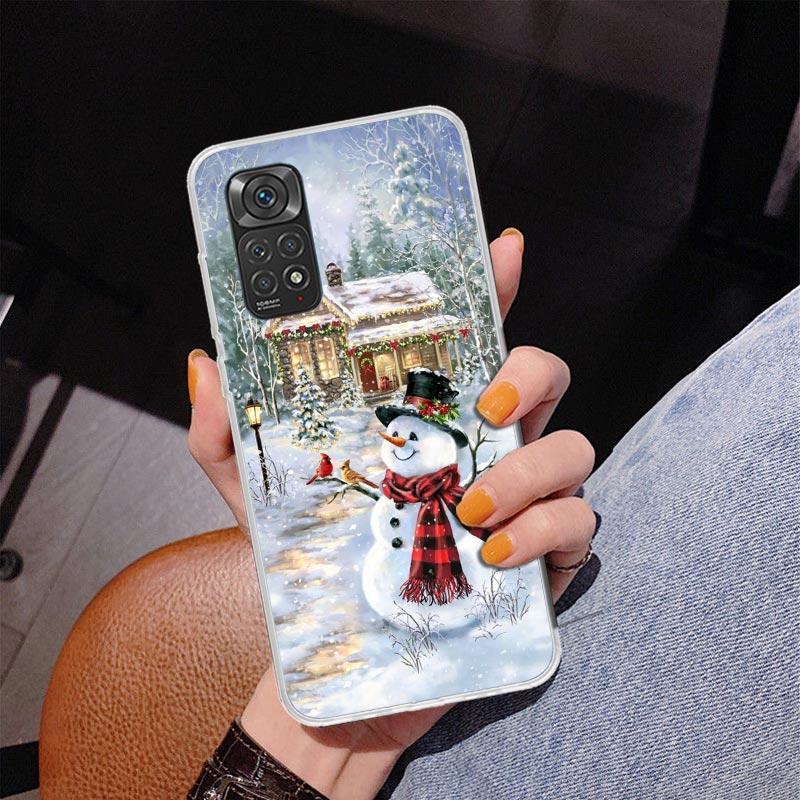 Christmas Santa Claus Present Phone Case For Xiaomi Redmi Note 15 14 13 12S 12 11 Pro Plus 14S 11S 11E 10 10S 11T 5G Personalize