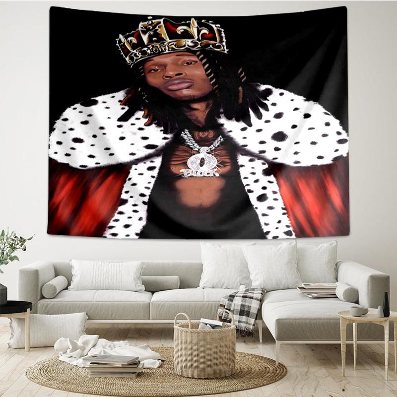 King Of The Rapper Tapestry Hanging for Bedroom,Livingroom, Playroom,Decor Art Room Wall Tapestry Holiday and Birthday Gifts