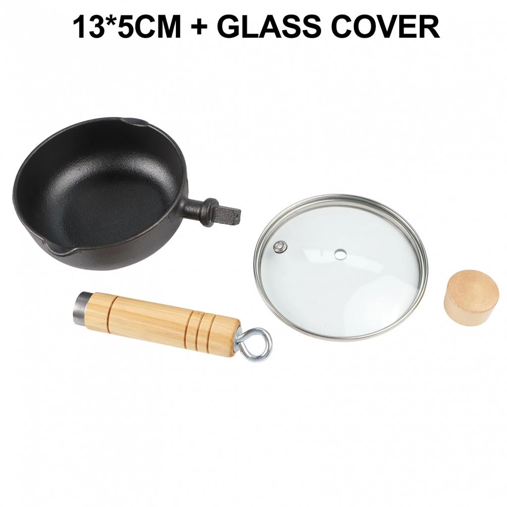 Small Iron Pan for Frying Eggs and For hot Milk with Induction Compatibility