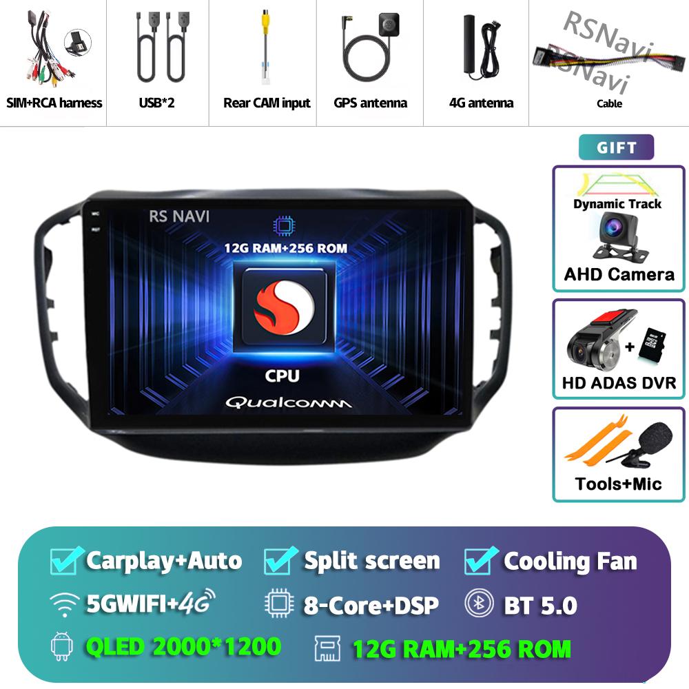 Android 14 Carplay Auto For Chery Tiggo 5 2014 - 2018 Car Radio Player Multimedia Stereo AI Voice 360 Camera Navigation Video BT