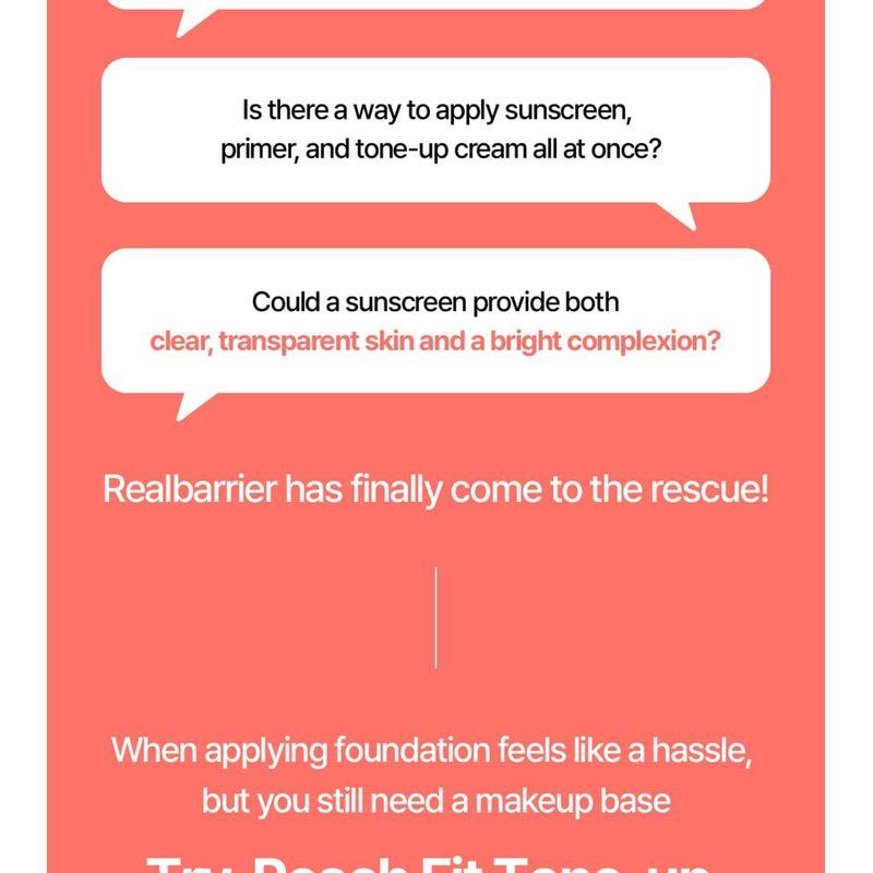 Realbarrier - Crème Solaire Teintée Peach Fit