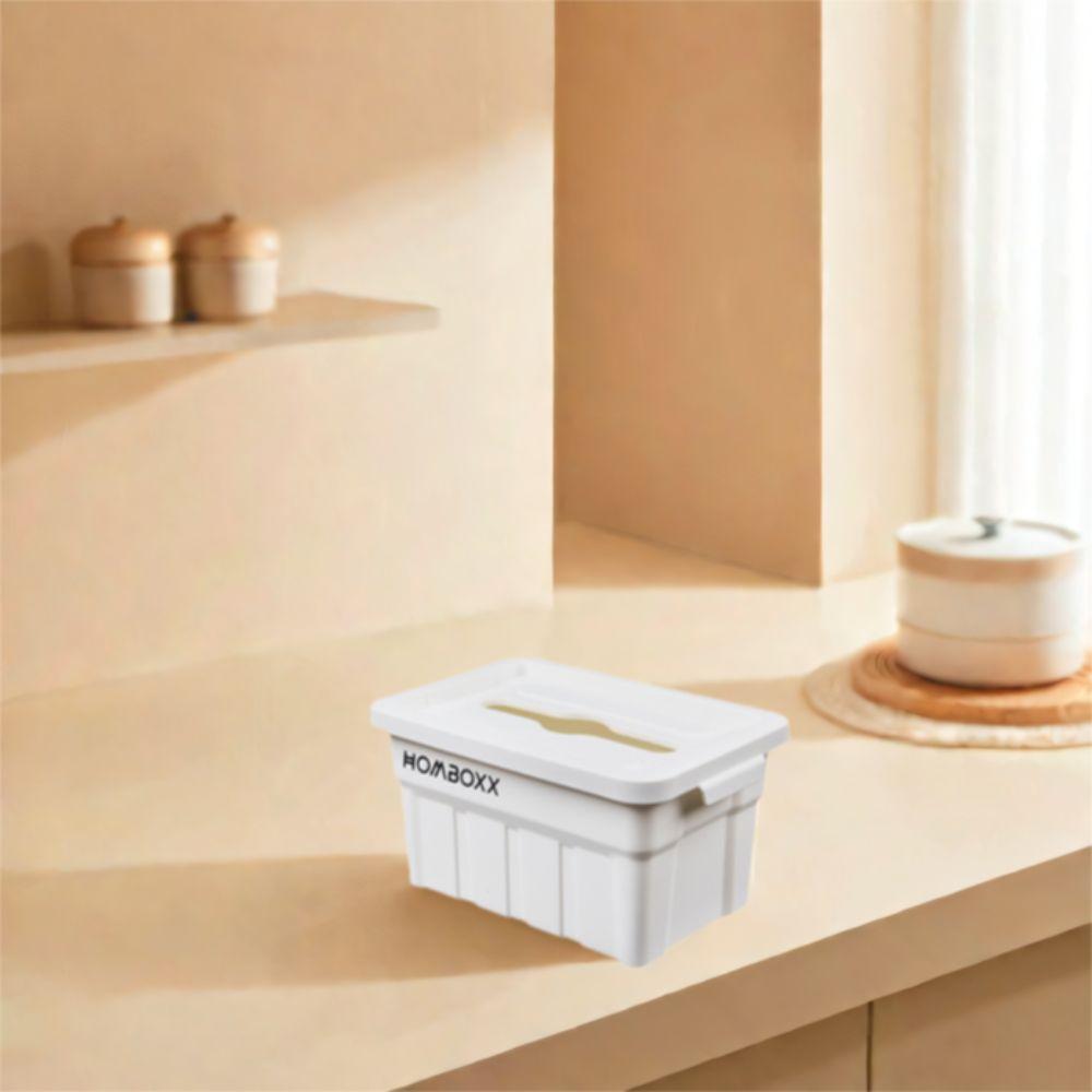 Plastic Lifting Drawer Box Industrial Style Napkin Extraction Box Tissue Storage Boxes  Desktop