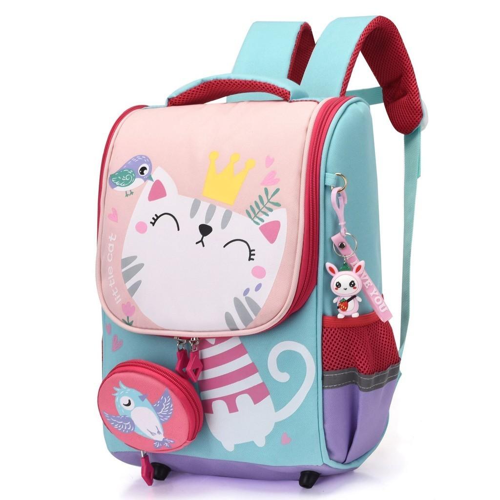 Cute Cartoon Toddler Backpack For Boys And Girls With Breathable Nylon Material