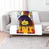 Rabbit Fighter T-S Throw Blanket Reusable Durable Soft Blanket for All Seasons
