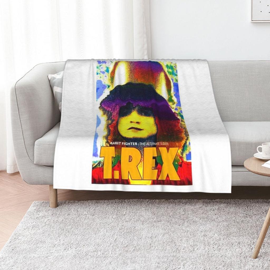 Rabbit Fighter T-S Throw Blanket Reusable Durable Soft Blanket for All Seasons