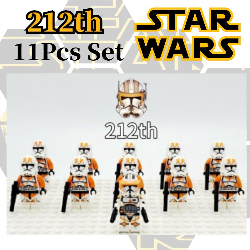 Wars Star 11 stk Clone Troopers Minifigurer Byggeklosser DIY Leker Barn Gaver