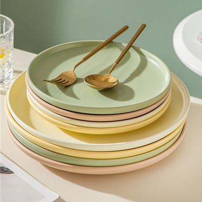 Nordic Ceramic Plate Restaurant Hotel Household Steak Plate Western Plate Pizza Plate Breakfast Dim Sum Plate Tableware