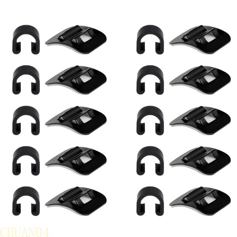 A1A2 5/10set Plastic Bike Cable Base Guide Bicycles Brake Cable Line Fixed Base