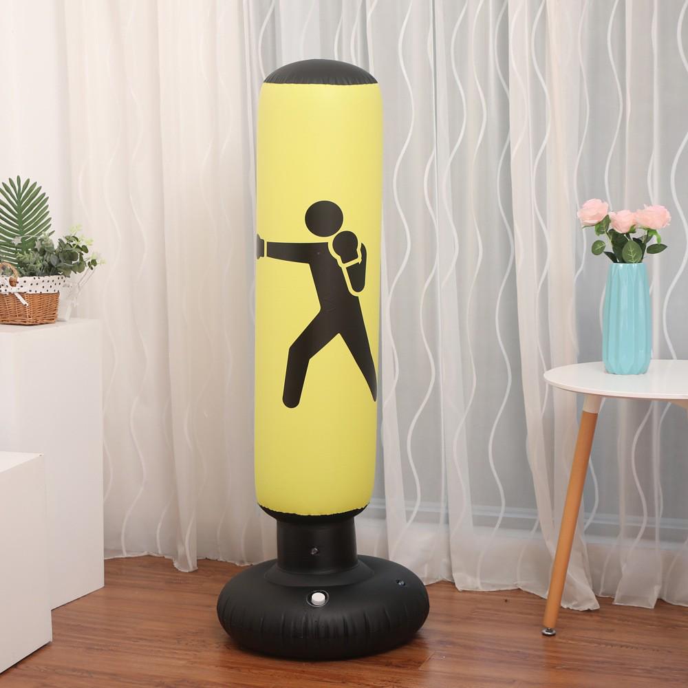 Inflatable Boxing Column - Standing Fitness Sandbag for Adults 160x57cm