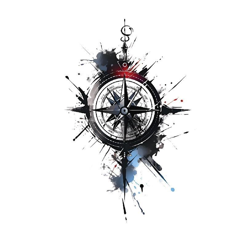 Traditional Men'S Totem Big Spider Dragon Water Transfer Simulation Tattoo Disposable Tattoo Sticker