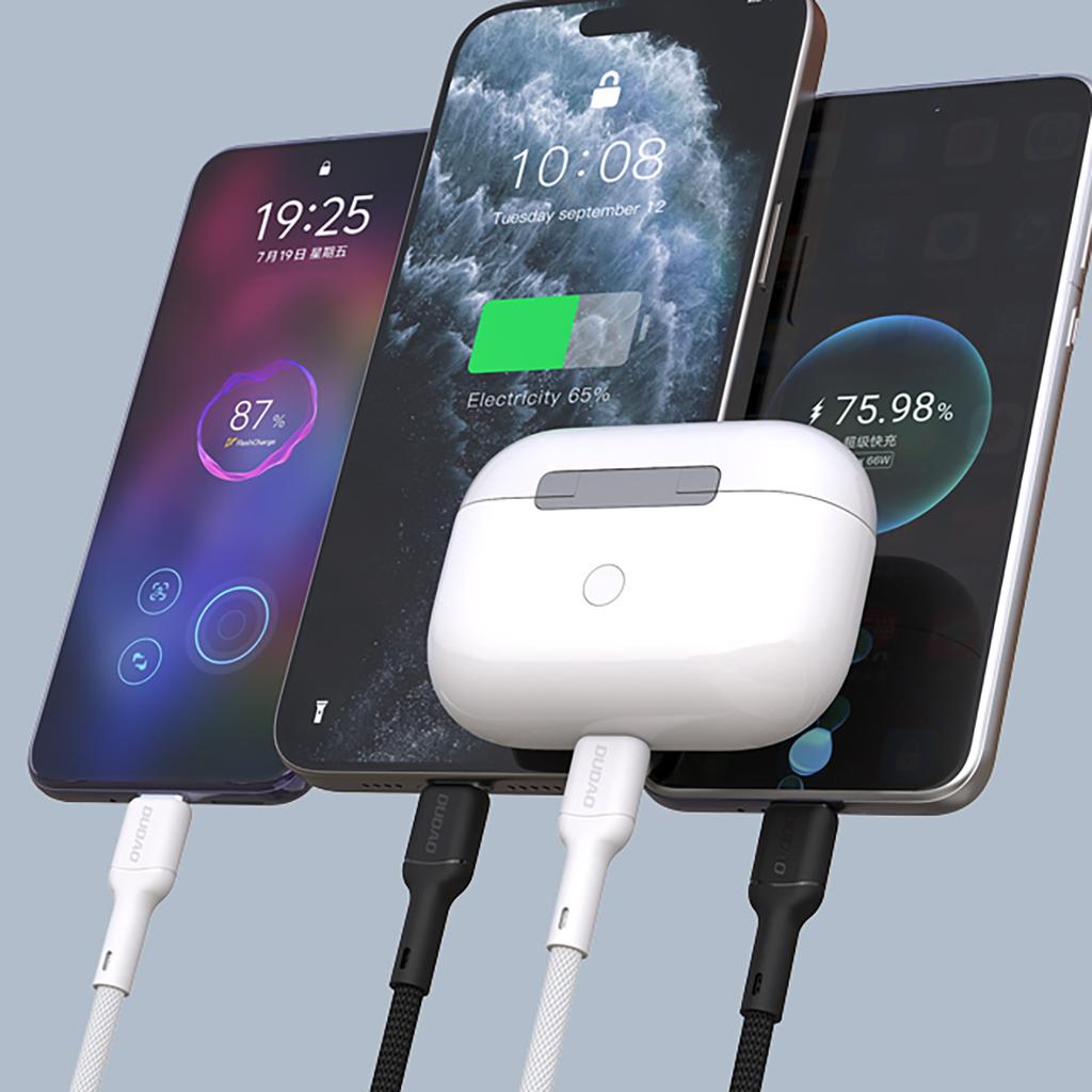 Kabel Przewód USB-C 65W 1m - Biały