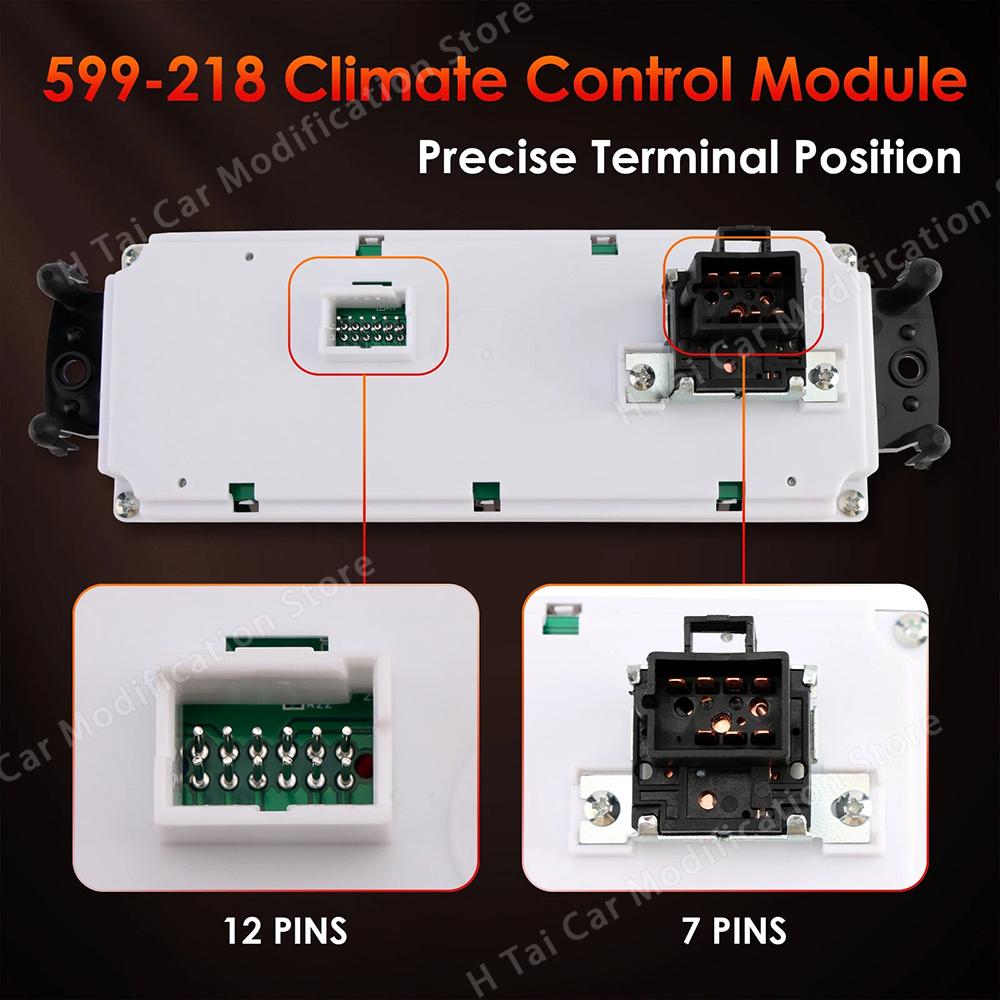599-218 AC Control Switch Panel Module For Chevy Tahoe Silverado GMC 1500 2500 1999 2000 2001 2002 Car Air Conditioning Parts
