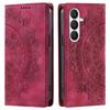 for Samsung Galaxy A55 5G,A54,A37,A36,A35 Mandala Embossed PU Leather Flip Wallet Case Magnetic Closure Cover