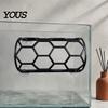 Wall Mounted Reptile Hide Honeycomb Climbing Shelf, Suction Cup Snake Tunnel Hide, Rest Platform Modular Terrarium Furniture for Ball Python,