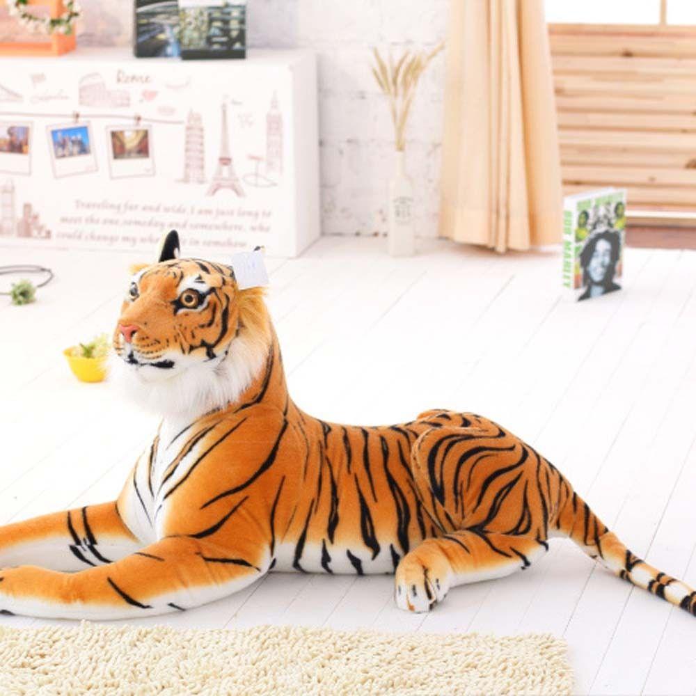 Animals Animal Dolls Jaguar Lifelike Tiger Plush Toy Plush Doll Plush Animal Toy Tiger Stuffed Toys