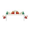 Santa Claus Door Frame Decoration Wooden Door Pendant Creative Christmas Decoration