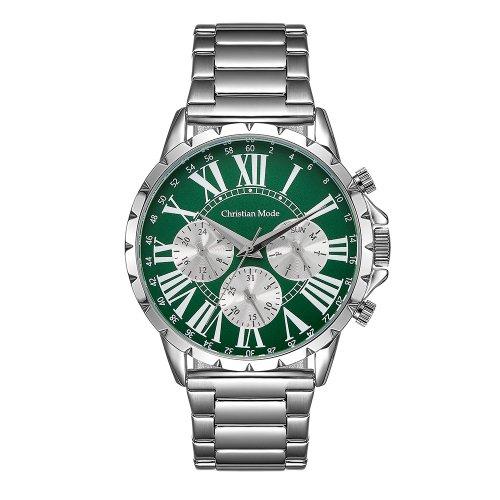 

[CHRISTIAN MODE] CHRISTIAN MODE Men s Multifunction Metal Watch CM421GNS CM421GNS