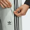 Adidas Originals Trefoil Flared Pants With Logo Embroidery And Three-Stripes Print Knitted Women Bottoms Linen-Green IY7122