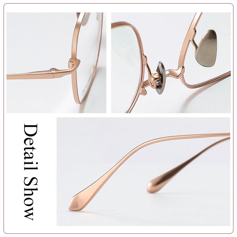 Large Anti Blue Rays Glasses Myopia Eyeglasses -6.00