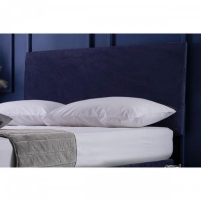 Faux Suede Plain Headboard Cover