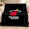 Coperta Miami Heat Coperta in Flanella Morbida Accogliente Peluche Coperta da Divano Letto Leggera Decorazione per la Casa Campeggio all'Aperto