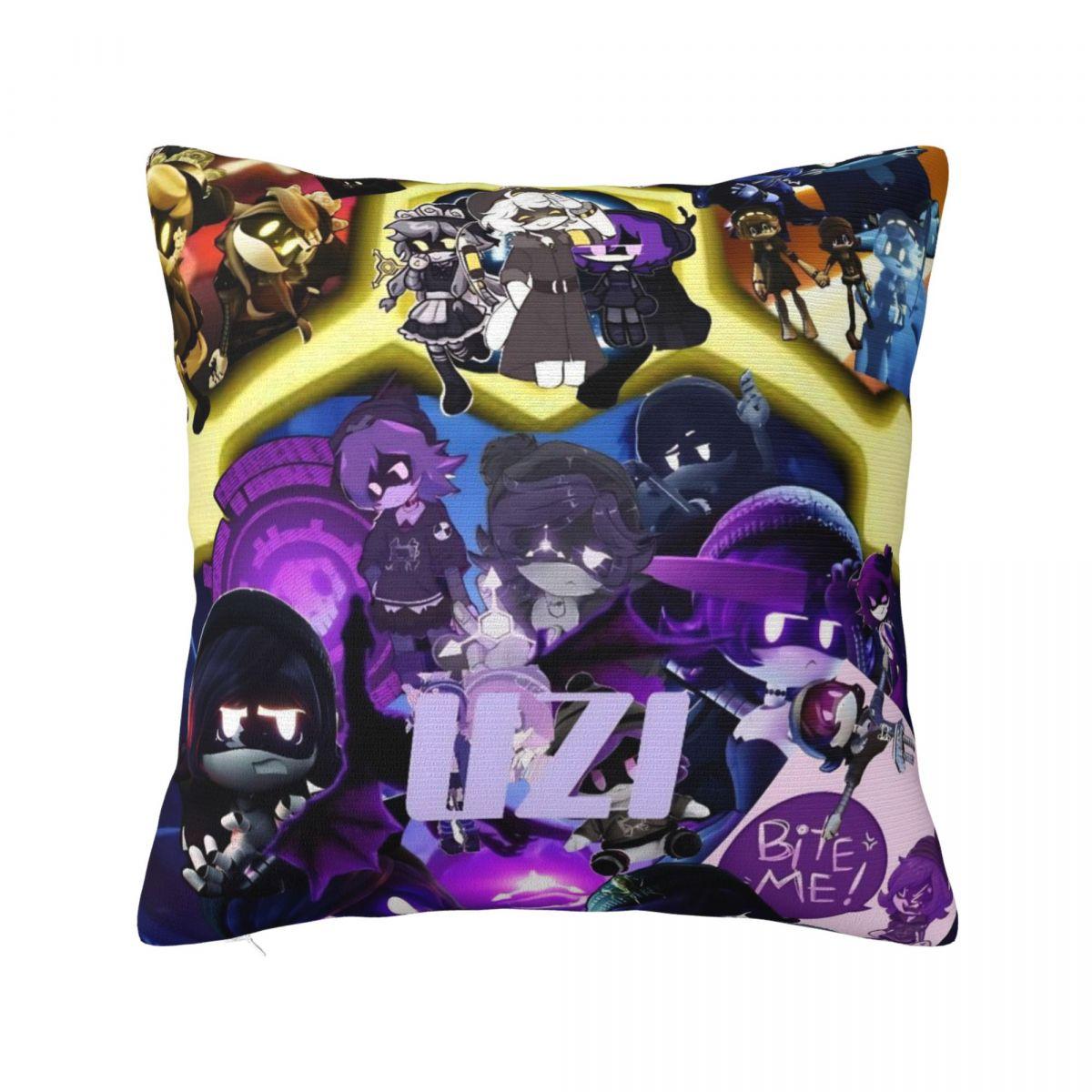 

Murder Drones Comedy Uzi Pillow Cover Kawaii Pillow Case Soft Pattern Cushion Cover Pillowcases For Sofa Home Decoration 12x12Inch