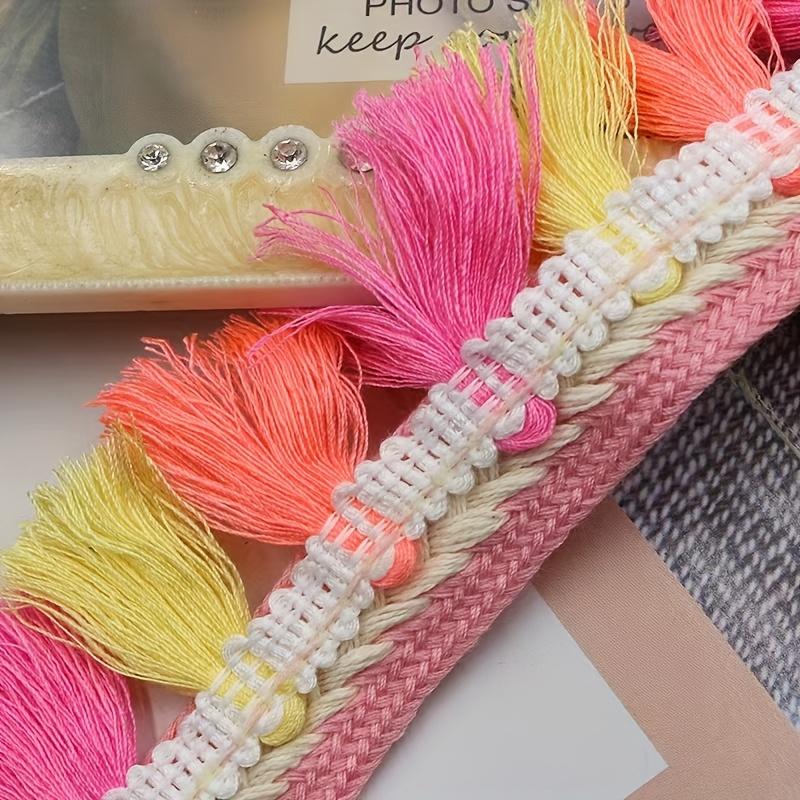 100cm Colorful Ethnic Style Tassels and Lace for DIY Handmade Color Matching Pendants with Accessories