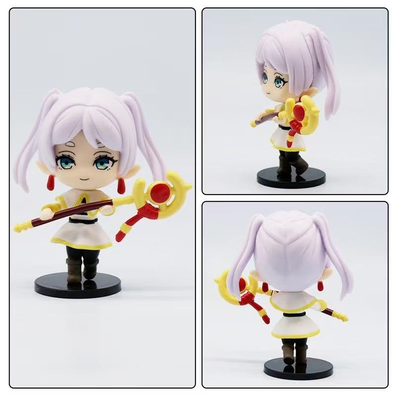 4Pcs/Set Anime Frieren:Beyond Journey'S End Anime Figures Frieren Himmel Action Figure Cartoon Ornaments Toy Fans Gift