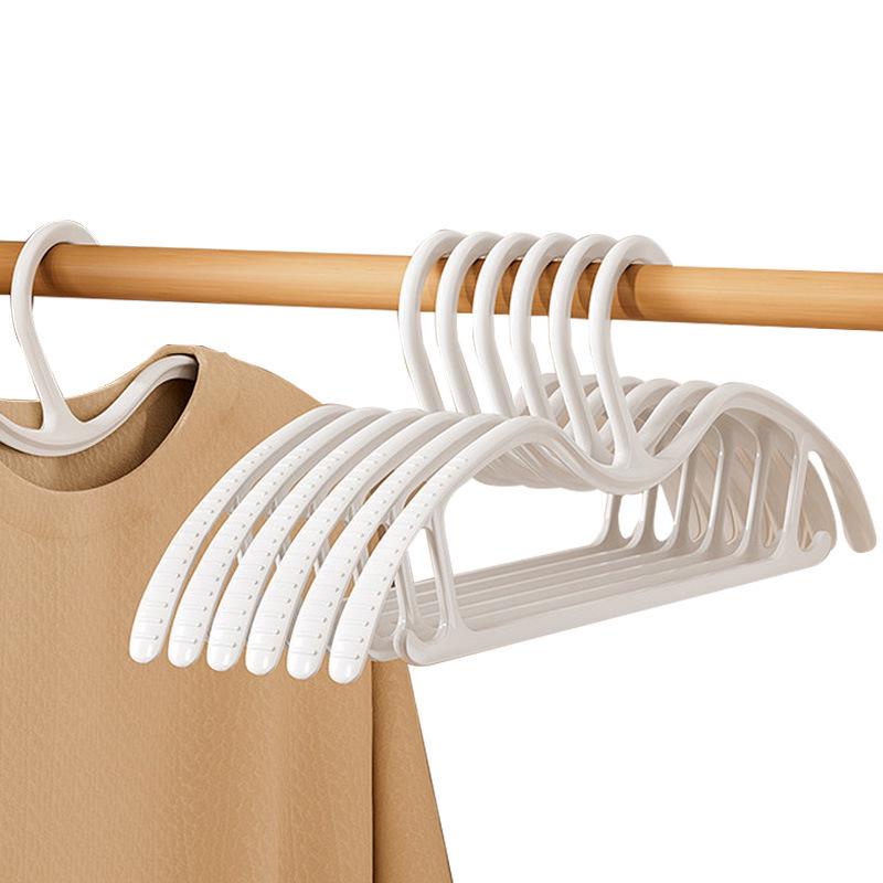 Short-Neck Clothes Hanger: Space-Saving, Anti-Slip, Traceless, Lazy Corner Design for Large Garments.