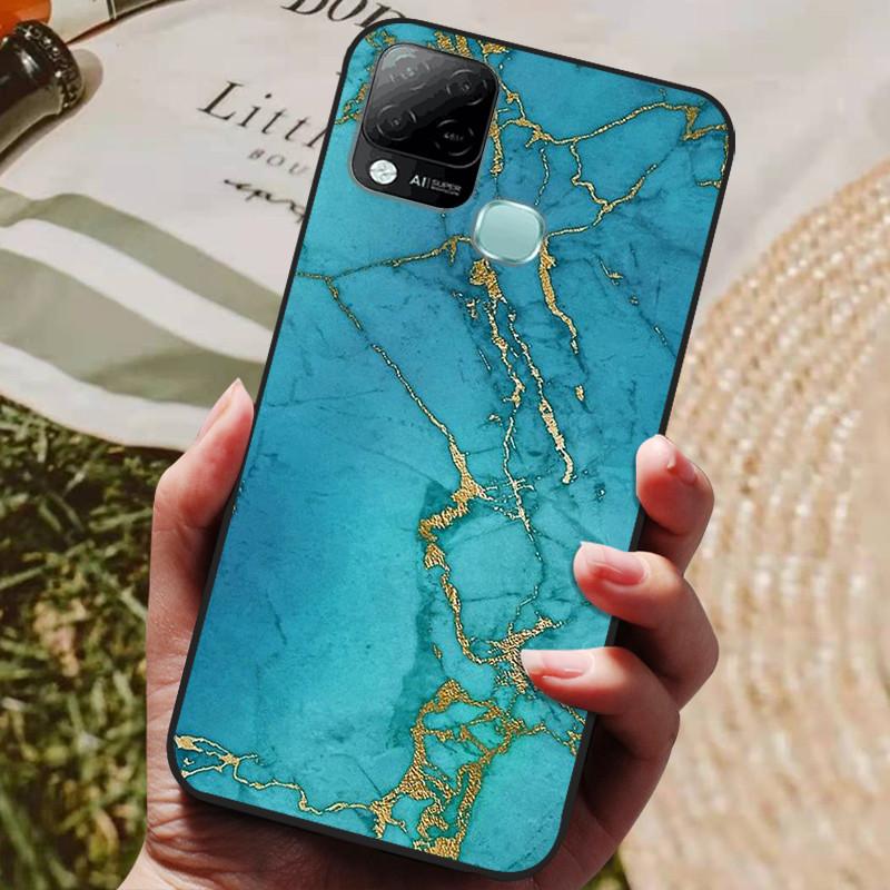 For Infinix Hot 10T Case Phone Cover Soft Silicone TPU Back Cases for Infinix Hot 10S NFC Case X689 Coques Hot10T  Hot10S Fundas