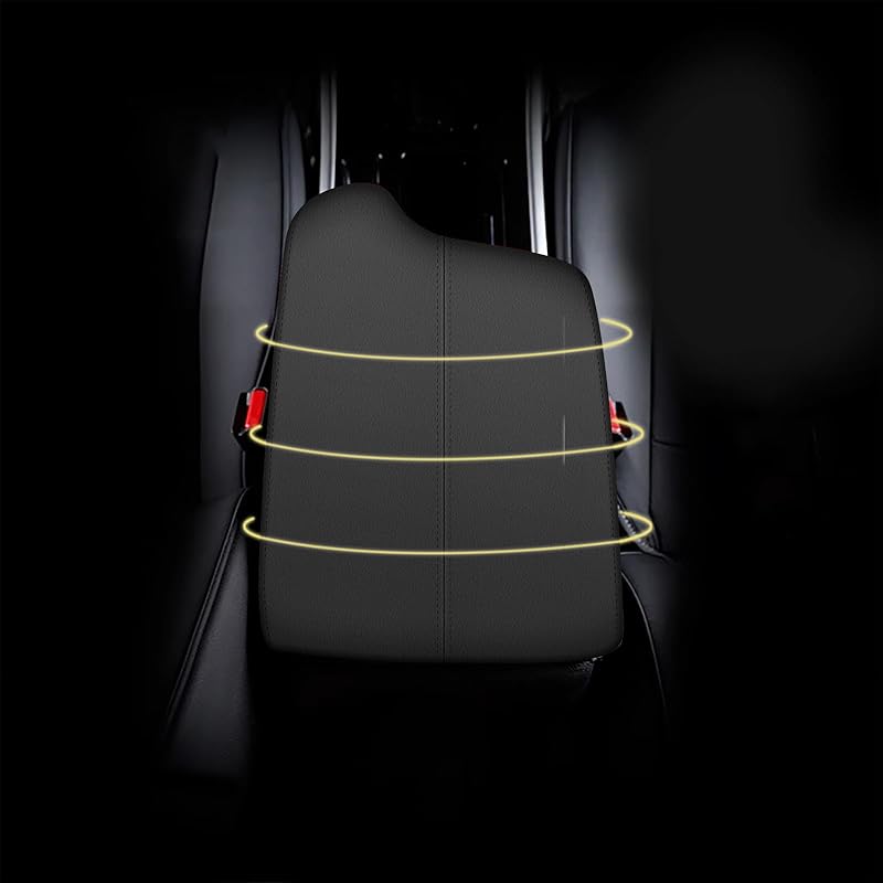 AOMSAZTO Armrest For Honda Accord 2013-2017 Black With Red Stiches