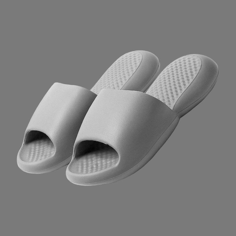 

Spring and summer stepping on shit feeling waterproof and non-slip bathroom bath couple home EVA odorless slippers men and women 44-45