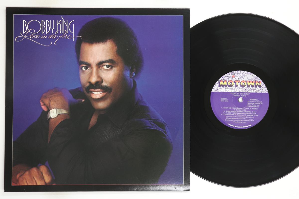 

LP Record BOBBY KING - Love In The Fire 6088ML Motown 1984 US Soul/Funk Used