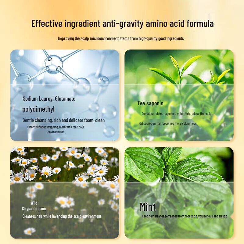 Bawang Plant Amino Acid Ginger Anti-Dandruff Shampoo