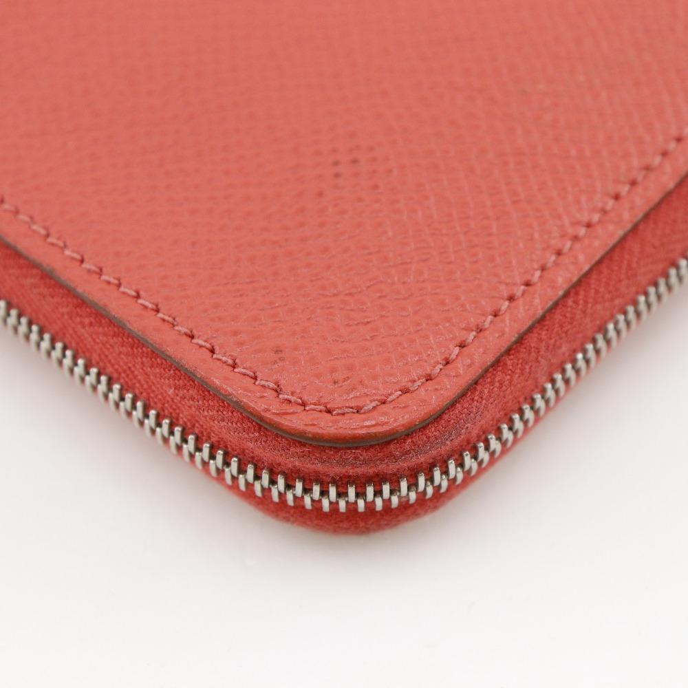 HERMES Azap long silk in Purse Rose Jaipur pink Epsom Women Used