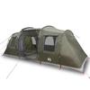 Vidaxl Tourist Tent, 4-Person, Tunnel, Olive, Waterproof