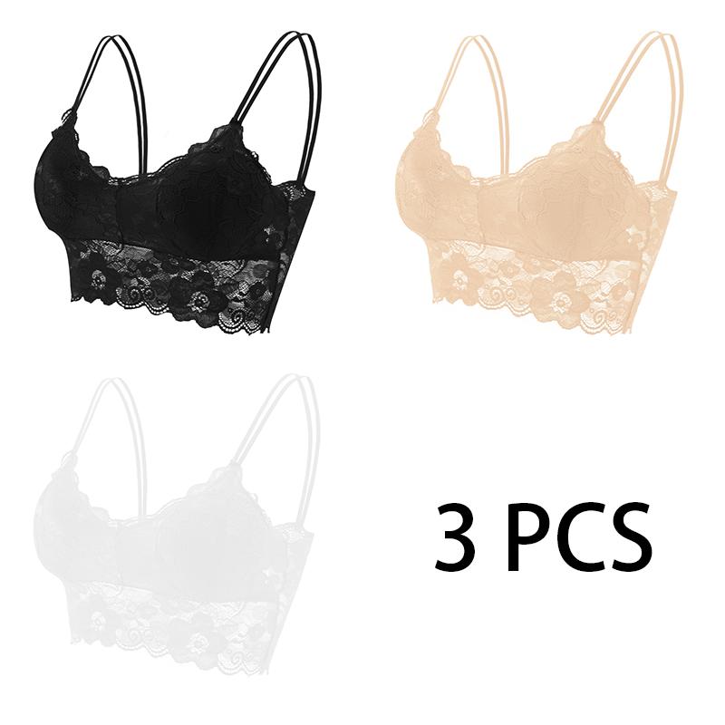 Fashion Sexy Sleeveless Vest Crochet Halter Lace Tank Tops Strappy Bralette Bra Cami Crop Top