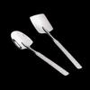 Pabei Stainless Steel Shovel Dessert Spoons - 2 Pack