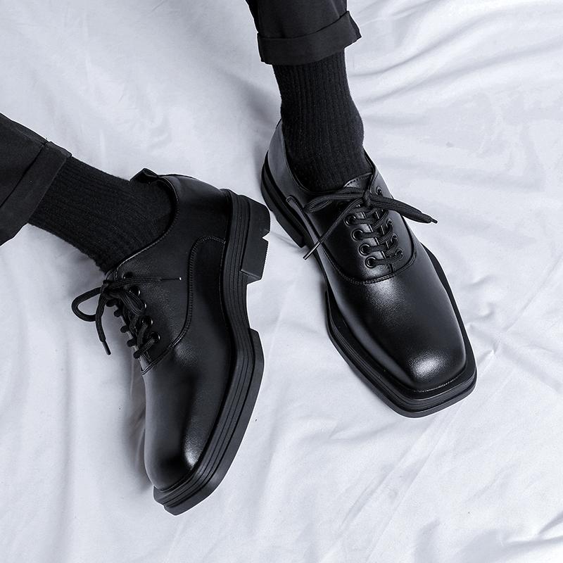 Fashion Brand Man Shoes Formal Genuine Leather Shoes for Men Lace Up Oxfords for Male Wedding Party Office Business Casual Shoe Men